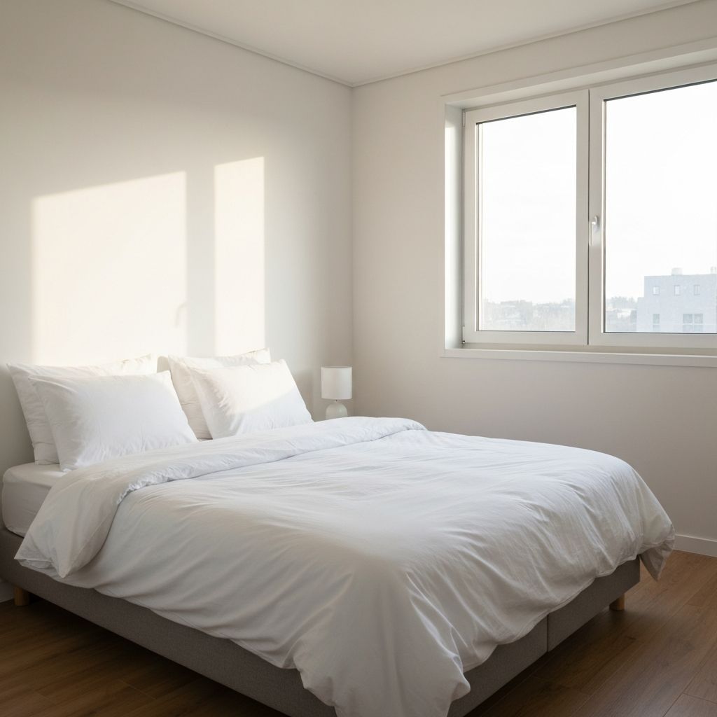 Fresh and clean bedroom