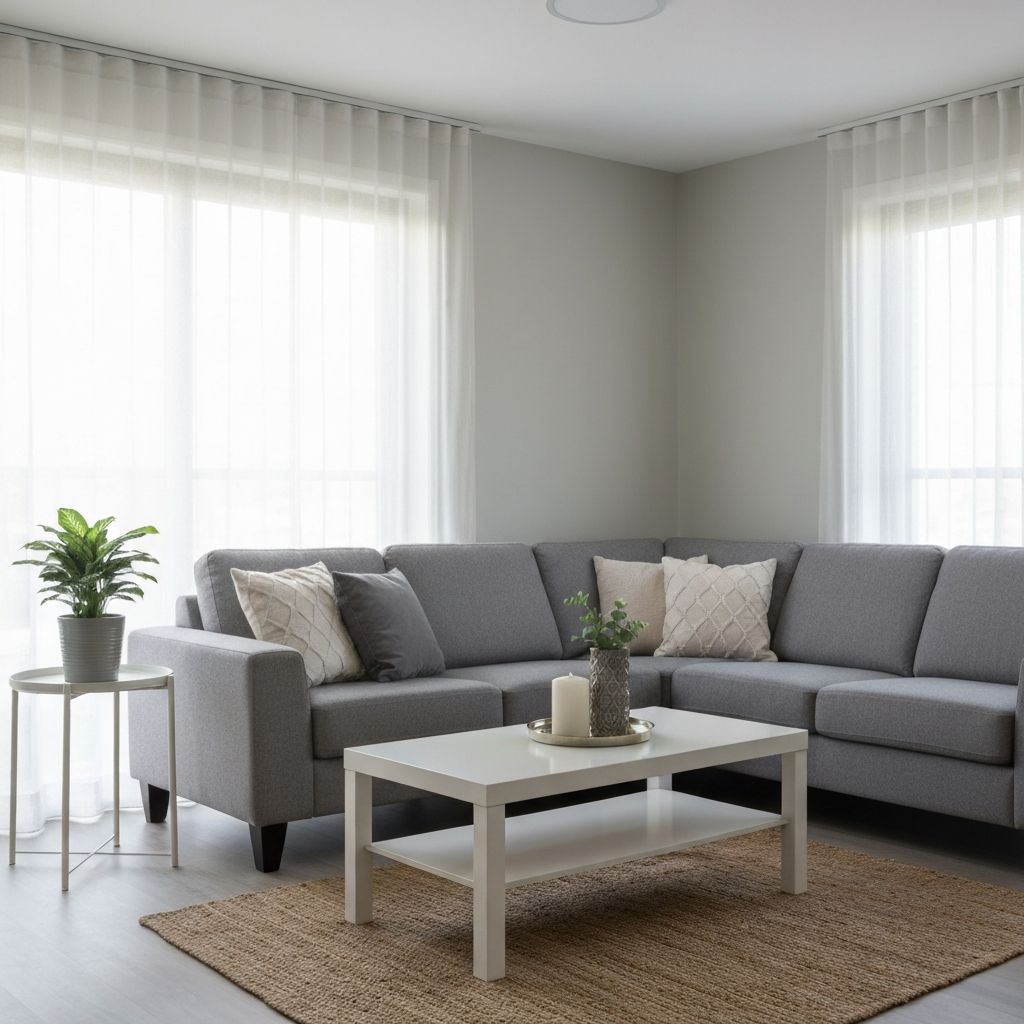 Clean and tidy living room